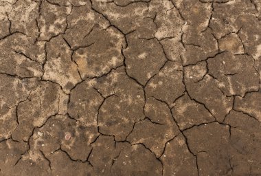 kırık toprak doku.