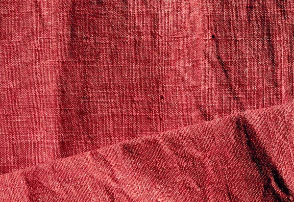 Textura abstracta de lona roja . — Foto de Stock