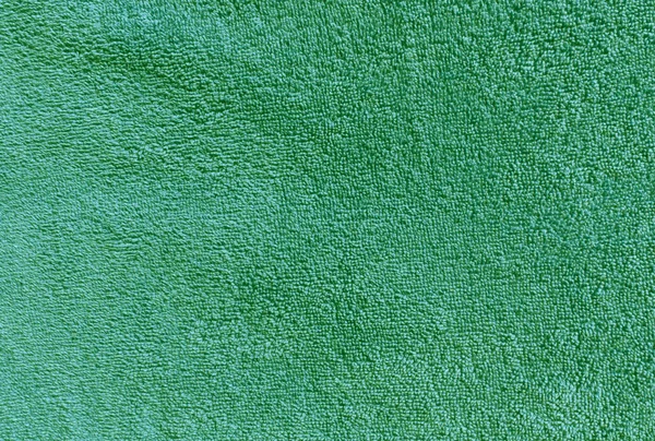 Green bath towel texture. — Stock Photo, Image