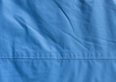 Mavi Tekstil doku yakın çekim. 