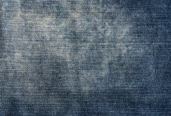 Textura de mezclilla azul gastada . — Foto de Stock