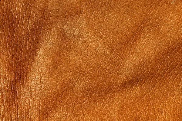 Textura de couro laranja . — Fotografia de Stock