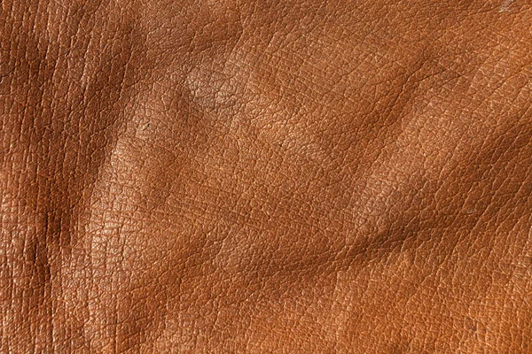 Textura de cuero marrón . — Foto de Stock