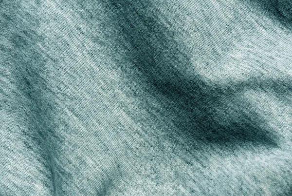 Синя в'язана текстура тканини . — стокове фото
