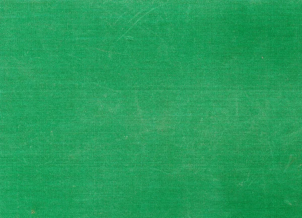 Textura de tela verde desgastada com arranhões — Fotografia de Stock