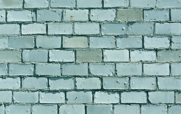Cyan brick wall konsistens. — Stockfoto