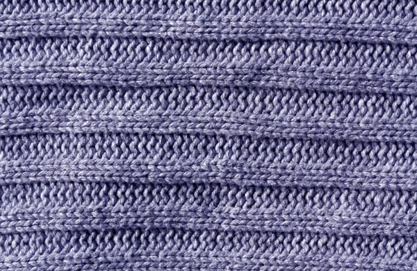 Abstract blue knitting cloth texture. — Stock Photo, Image