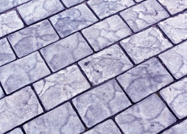 Mavi taş döşeme doku.