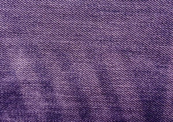 Purple jeans cloth texture. — Stock Photo, Image