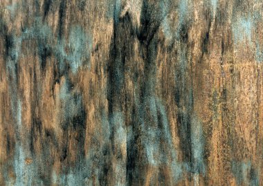 Paslı metal duvar syrface boya strockes ile.