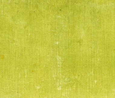 Sarı tuval doku yıpranmış.