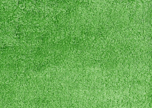 Abstract groen textiel handdoek textuur. — Stockfoto