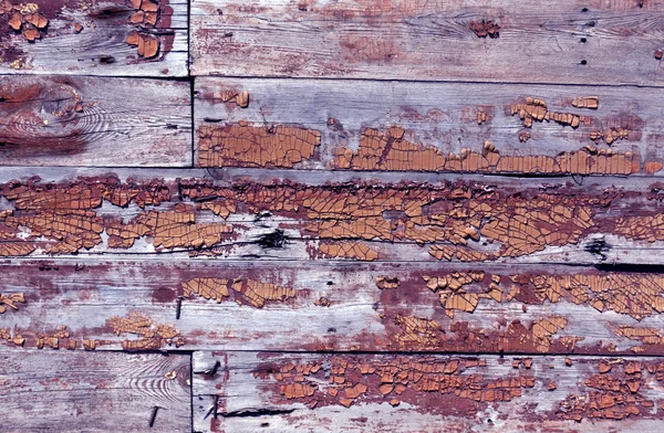 Textura de parede de madeira com tinta antiga . — Fotografia de Stock