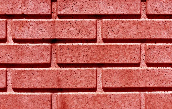 Textura de pared de ladrillo estilizado rojo . —  Fotos de Stock