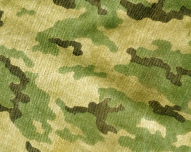 Soyut eski kamuflaj kumaş doku. 