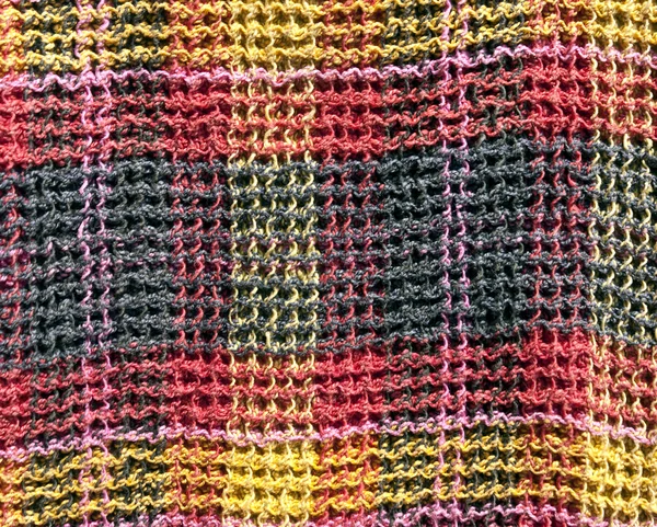 Абстрактная красочная текстура кухонного полотенца . — стоковое фото