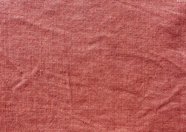 Grungy rood textiel doek textuur. — Stockfoto