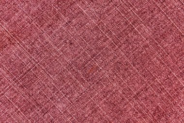 Kırmızı aşınmış kot kumaş doku