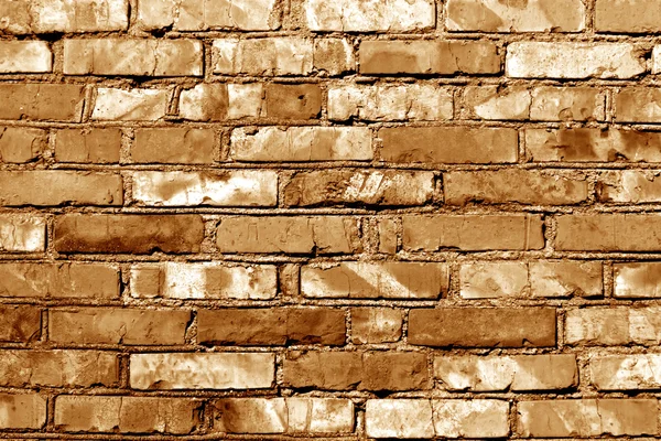 Grungy orange brick wall texture. — Stock Photo, Image