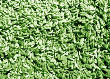 Yeşil Tekstil halı doku. 