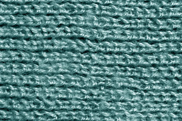 Laine tricot motif cyan . — Photo