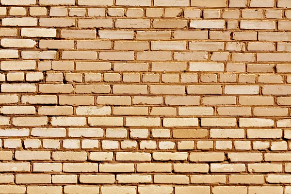 Weathered orange brick wall texture. — Stock Photo, Image