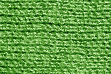 Yün örgü yeşil modeli. 