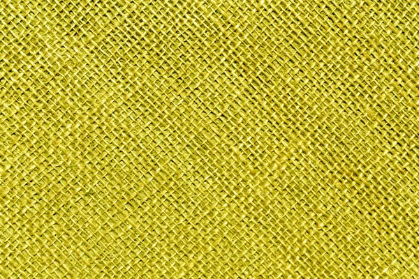Textur des gelben Sacktuchs. — Stockfoto