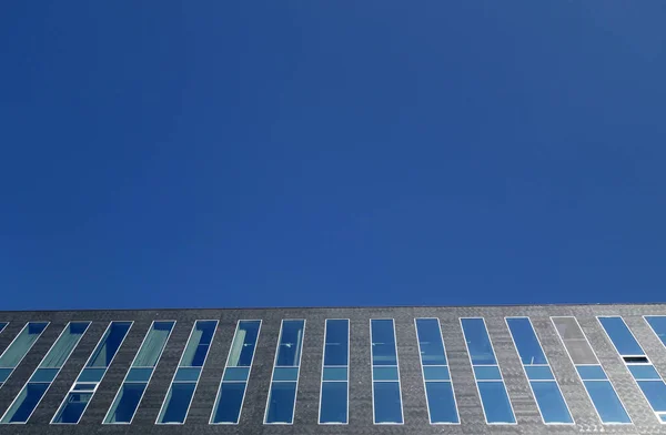 Moderno Edificio Industrial Oficinas Desde Exterior Contexto Empresarial —  Fotos de Stock