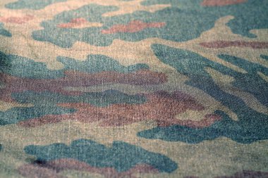 Bulanık efektli kamuflaj üniforması. Tasarım için doku ve desen