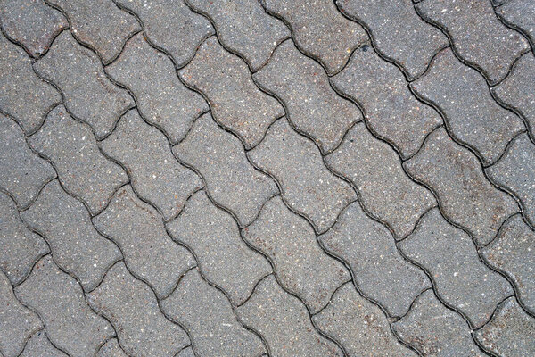 Stone pavement grey color surface. Abstract background and texture for design.