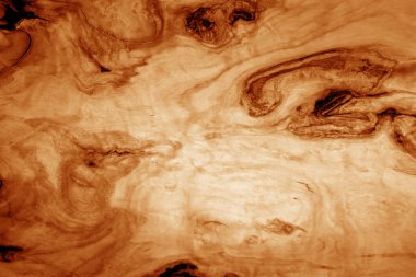 Tahta desenli ve turuncu tonda bulanık. Tasarım için soyut arkaplan ve doku.