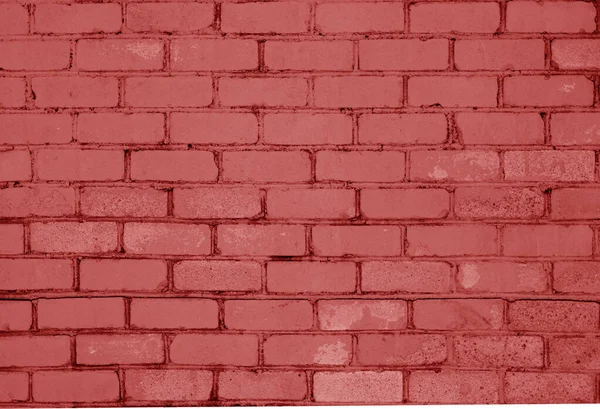 Patrón Pared Ladrillo Con Efecto Borroso Tono Rojo Fondo Arquitectónico — Foto de Stock