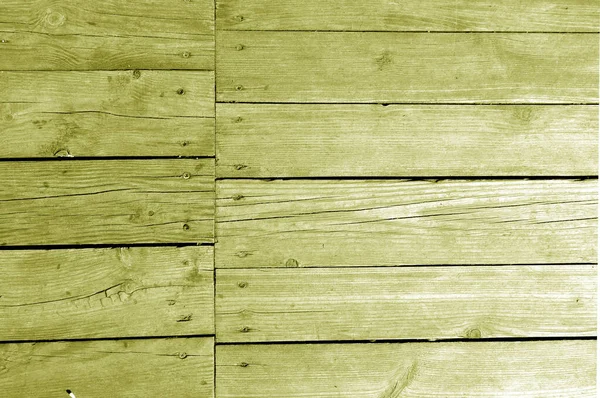 Sárga Színű Metszetlen Időjárási Fából Készült Fal Absztrakt Építészeti Háttér — Stock Fotó