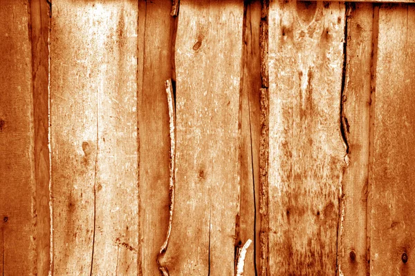 Vágatlan Mállott Narancssárga Színű Fából Készült Fal Absztrakt Háttér Textúra — Stock Fotó
