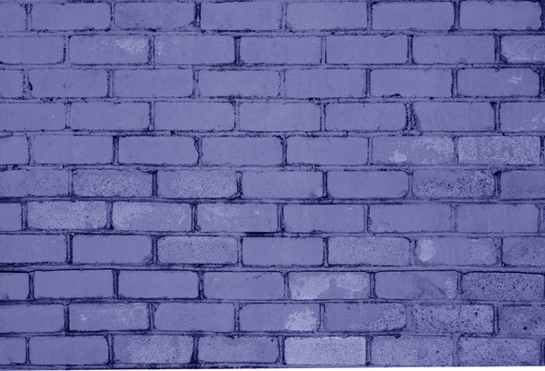 Pattern Brick Wall Blur Effect Blue Tone Abstract Architectural Background — Stock Photo, Image