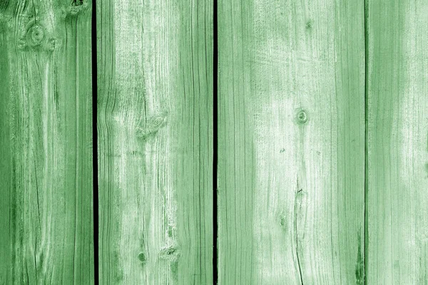 Wand Aus Ungeschnittenen Verwitterten Holzplatten Grüner Farbe Abstrakter Hintergrund Und — Stockfoto