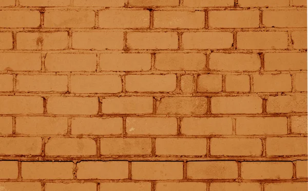 Modèle Mur Briques Avec Effet Flou Dans Ton Orange Contexte — Photo
