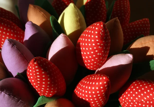 Flores hechas a mano. Artesanía — Foto de Stock