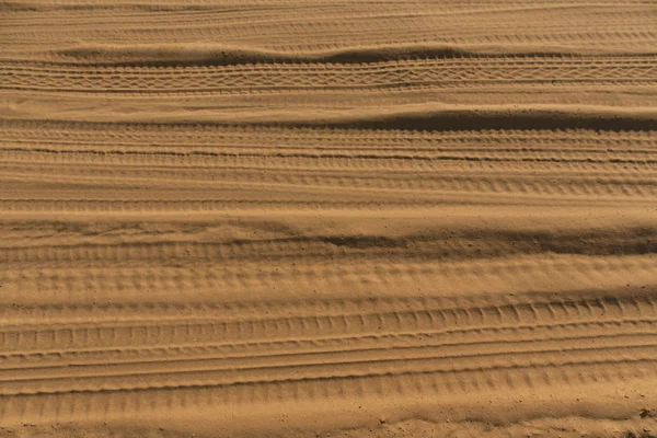 Pneus pistes sur sable . — Photo