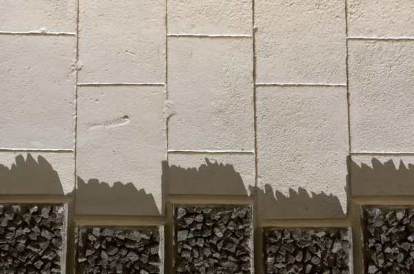 Grau Stein stilisierte Wand Textur. — Stockfoto