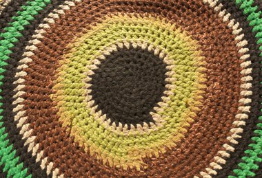 Eski renk el yapımı Tekstil halı.