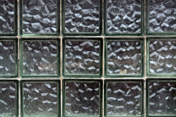 유리 블록 벽 텍스처. — 스톡 사진