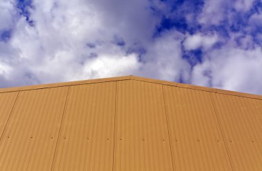 Metal ambar Binası duvar.