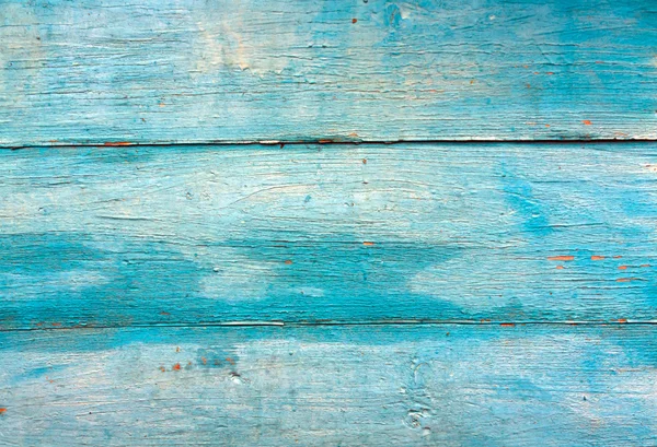 Mavi yıpranmış ahşap duvar doku. — Stok fotoğraf