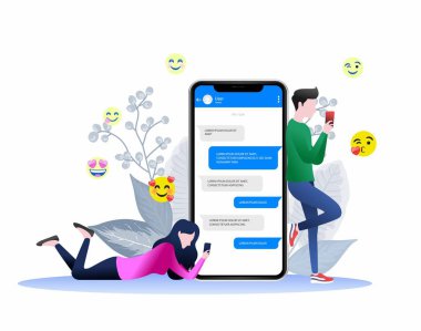 Set of vector signs design for friendship 