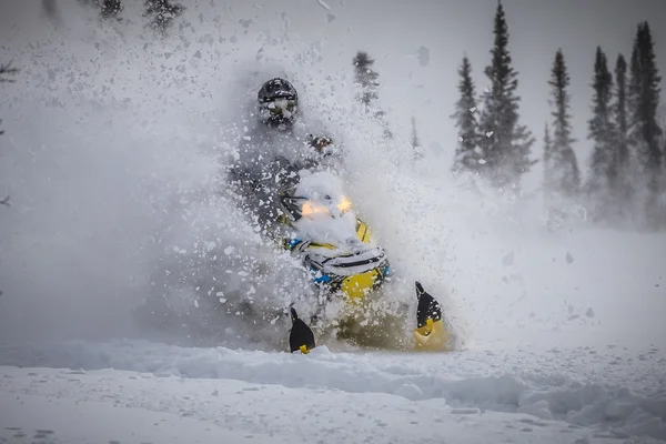 Motos de nieve — Foto de Stock