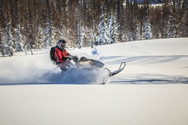 Snowmobile clipart