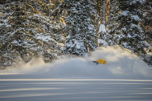 Sneeuwscooter — Stockfoto