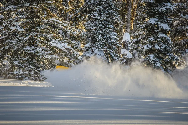 Sneeuwscooter — Stockfoto